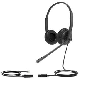 Yealink YHS34 Lite Dual Headset Wired Head-band Office/Call center Black