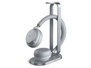 Yealink BH76 Headset Wireless Head-band Calls/Music USB Type-A Bluetooth Charging stand Light grey