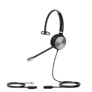 Yealink YHS36 Headset Wired Head-band Office/Call center Black, Silver
